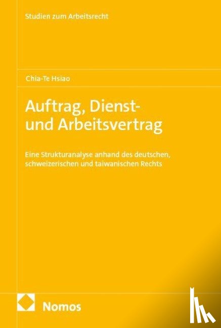 Hsiao, Chia-Te - Auftrag, Dienst- und Arbeitsvertrag