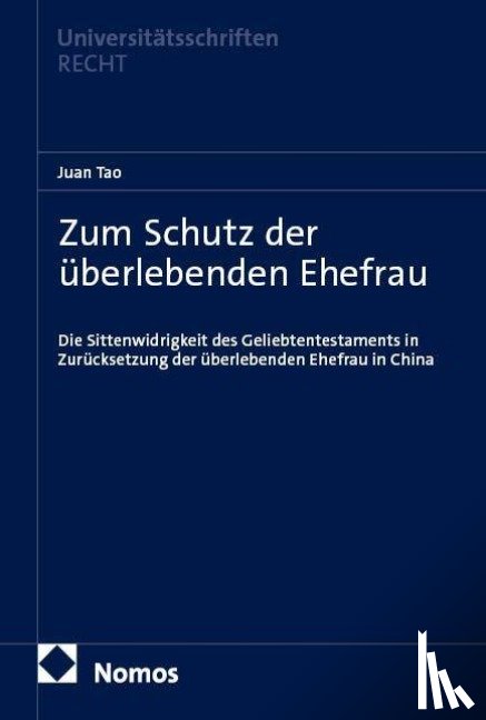 Tao, Juan - Zum Schutz der überlebenden Ehefrau