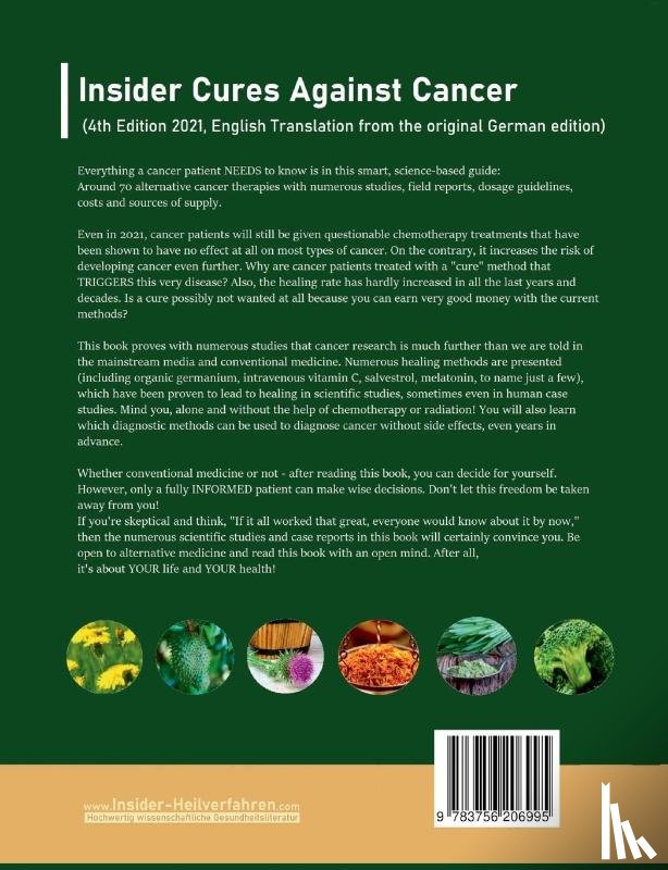 Meyer-Esch, Christian - Insider Cures Against Cancer (4th Edition 2021)