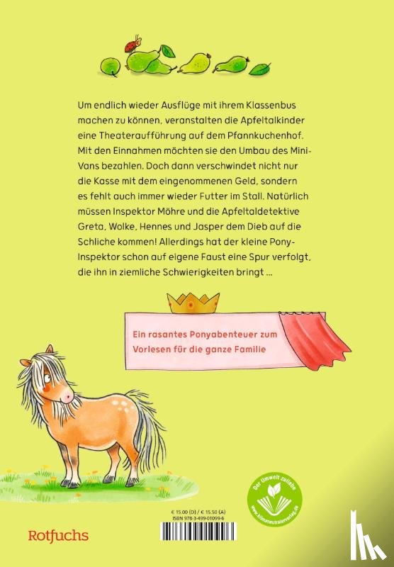 Holzinger, Michaela - Inspektor Möhre - Ein Fall für vier Hufe: Theater auf dem Pfannkuchenhof