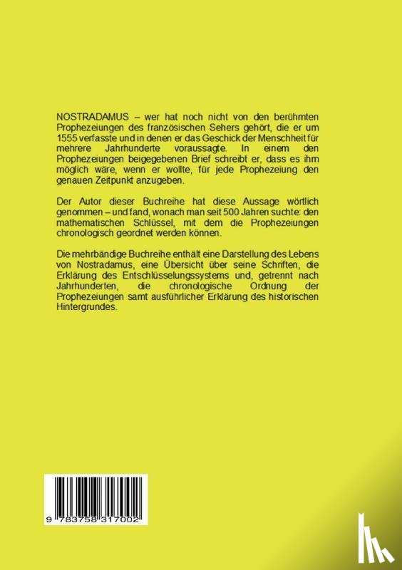 Di Benuci, P - Ein Visionar von Gott inspiriert - Nostradamus