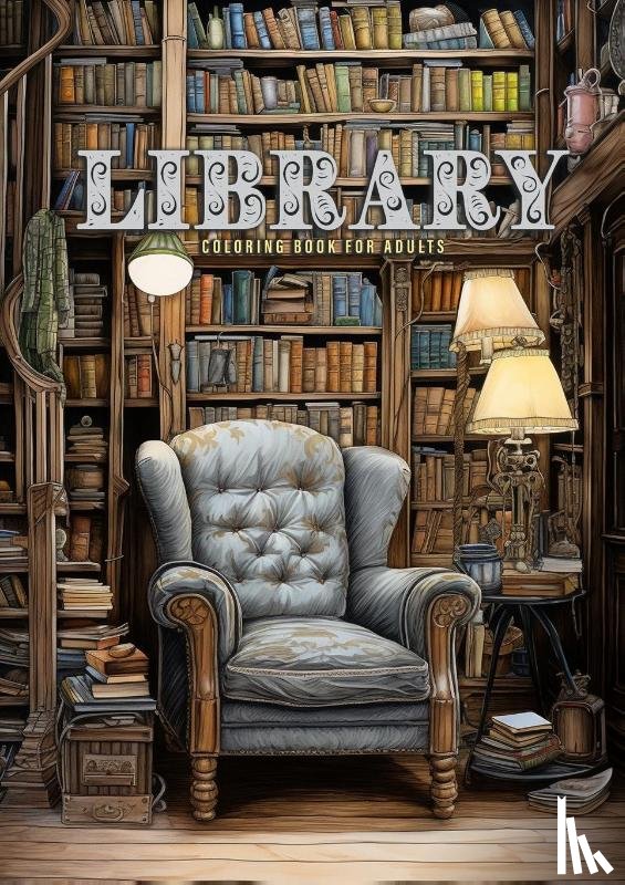 Publising, Monsoon - Library Coloring Book for Adults