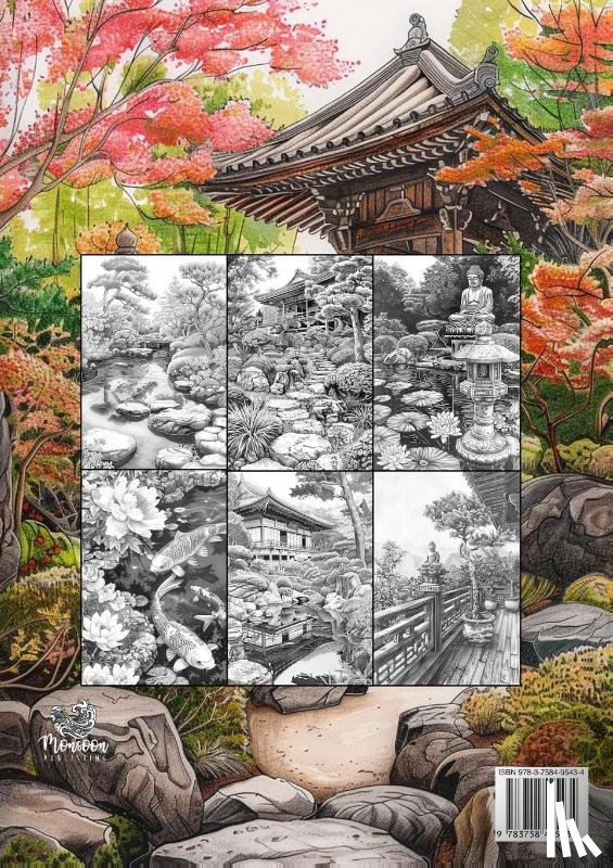 Publishing, Monsoon - Zen Garden Japan Coloring Book for Adults