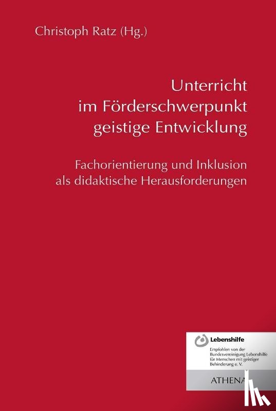  - Unterricht im Förderschwerpunkt geistige Entwicklung