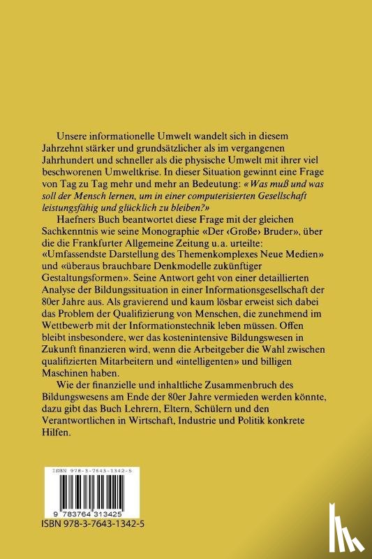 Haefner - Die Neue Bildungskrise