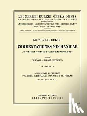 Euler, Leonhard - Commentationes mechanicae ad theoriam corporum fluidorum pertinentes 1st part