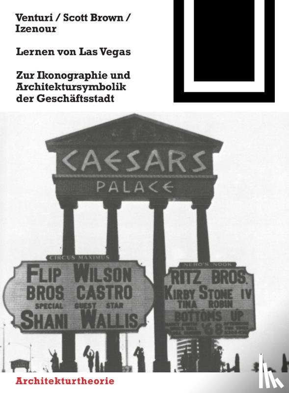 Venturi, Robert, Brown, Denise Scott, Izenour, Steven - Lernen von Las Vegas