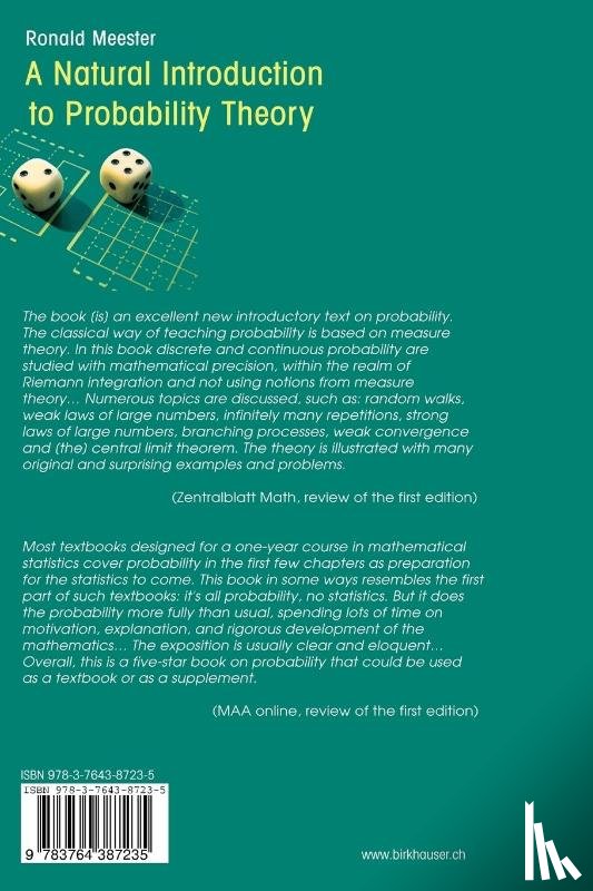 Meester, R. - A Natural Introduction to Probability Theory