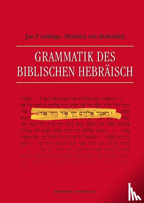 Lettinga, Jan P. - Grammatik des Biblischen Hebräisch