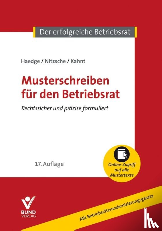 Haedge, Thomas, Nitzsche, Thomas, Kahnt, Claudio - Musterschreiben für den Betriebsrat