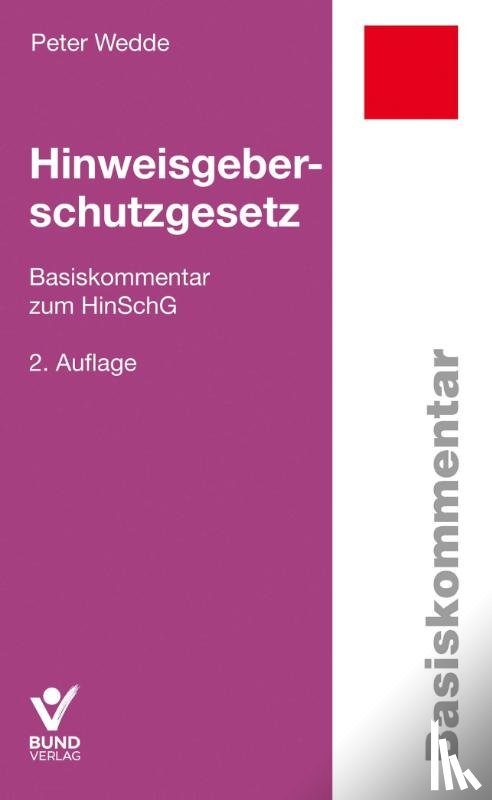 Wedde, Peter - Hinweisgeberschutzgesetz