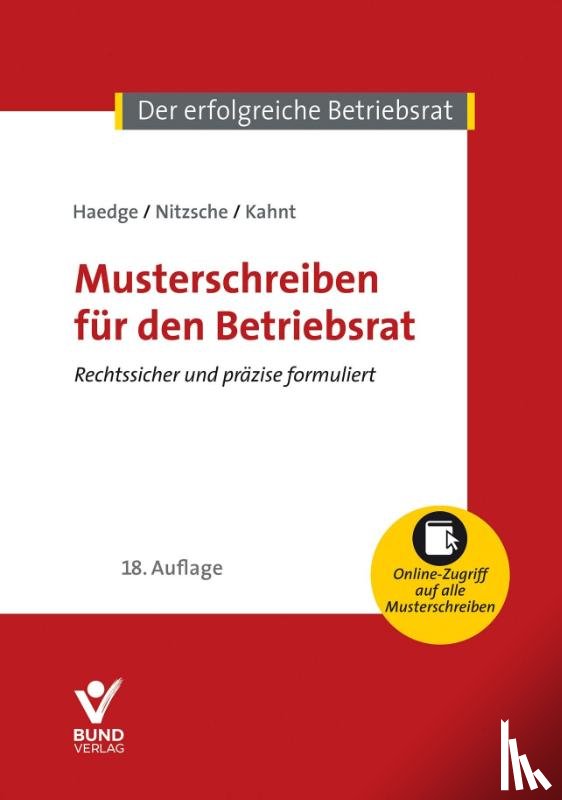 Nitzsche, Thomas, Kahnt, Claudio, Haedge, Thomas - Musterschreiben für den Betriebsrat
