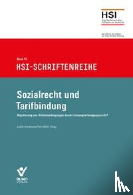 Brockmann, Judith, Welti, Felix - Sozialrecht und Tarifbindung