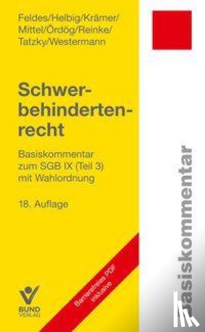 Feldes, Werner, Helbig, Silvia, Krämer, Bettina, Ördög, Helen - Schwerbehindertenrecht