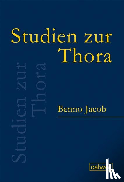 Jacob, Benno - Pentateuchstudien