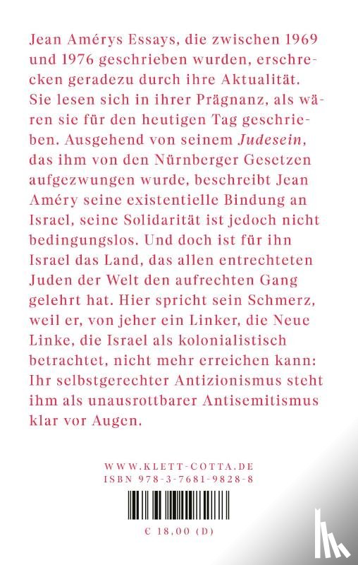 Améry, Jean - Der neue Antisemitismus