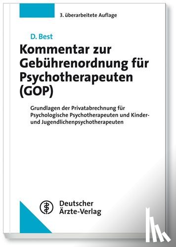 Best, Dieter - Kommentar zur Gebührenordnung für Psychotherapeuten
