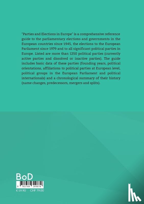 Nordsieck, Wolfram - Parties and Elections in Europe