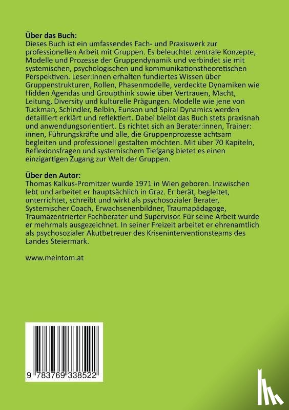 Kalkus-Promitzer, Thomas - Einführung in die Gruppendynamik