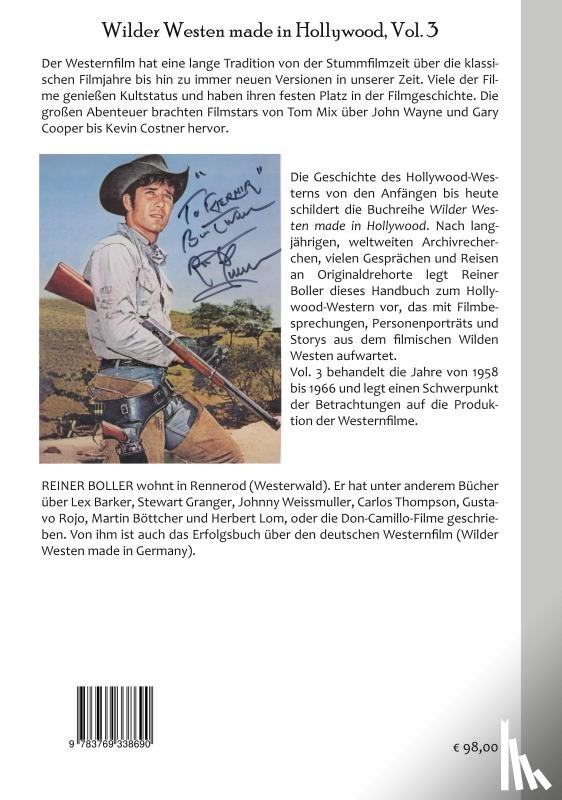 Boller, Reiner - Wilder Westen made in Hollywood Vol. 3