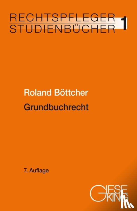 Böttcher, Roland - Grundbuchrecht