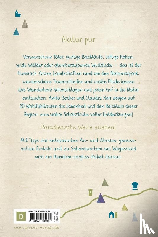 Becker, Anita, Herr, Claudia - Hunsrück. Wandern für die Seele