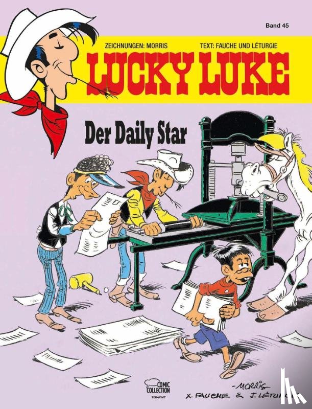 Morris, Fauche, Xavier, Léturgie, Jean - Lucky Luke 45 - Der Daily Star