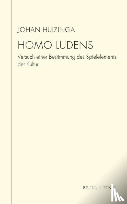 Huizinga, Johan - Homo Ludens