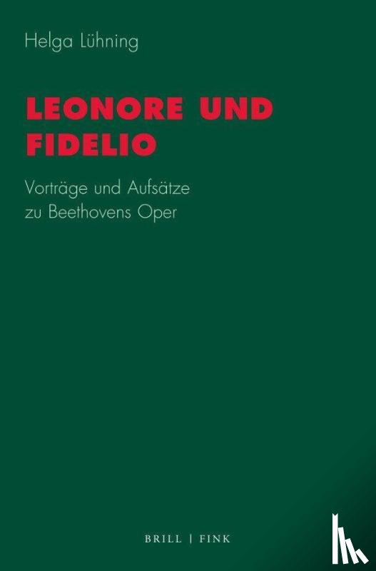 Lühning, Helga - Leonore und Fidelio