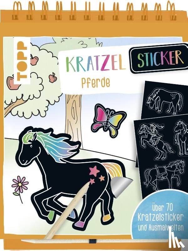  - Kratzel-Stickerbuch Pferde