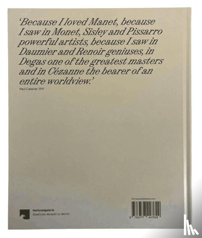  - Cassirer and the Breakthrough of Impressionism