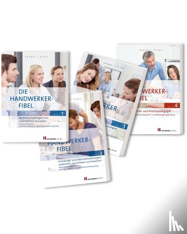 Semper, Lothar, Gress, Bernhard - Die Handwerker-Fibel, Bände 1 bis 4