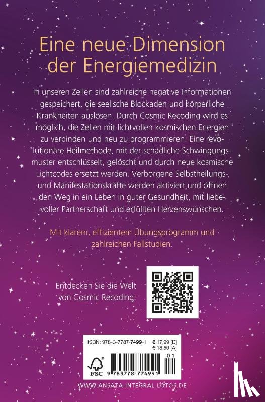 Mora, Eva-Maria - Cosmic Recoding - Die neue Energiemedizin