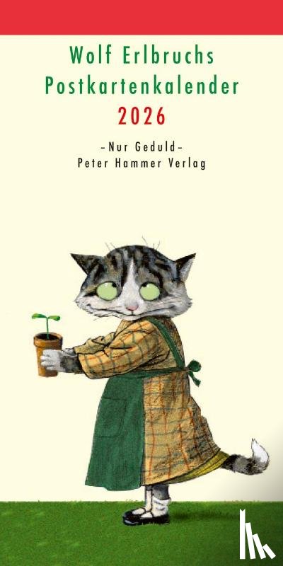 Erlbruch, Wolf - Wolf Erlbruchs Postkartenkalender 2026