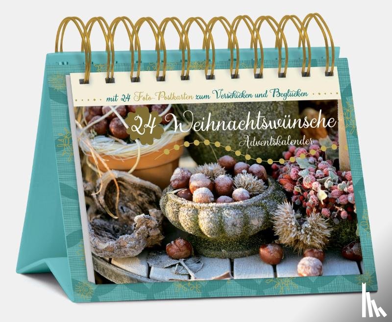  - Tisch-Adventskalender "24 Weihnachtswünsche"