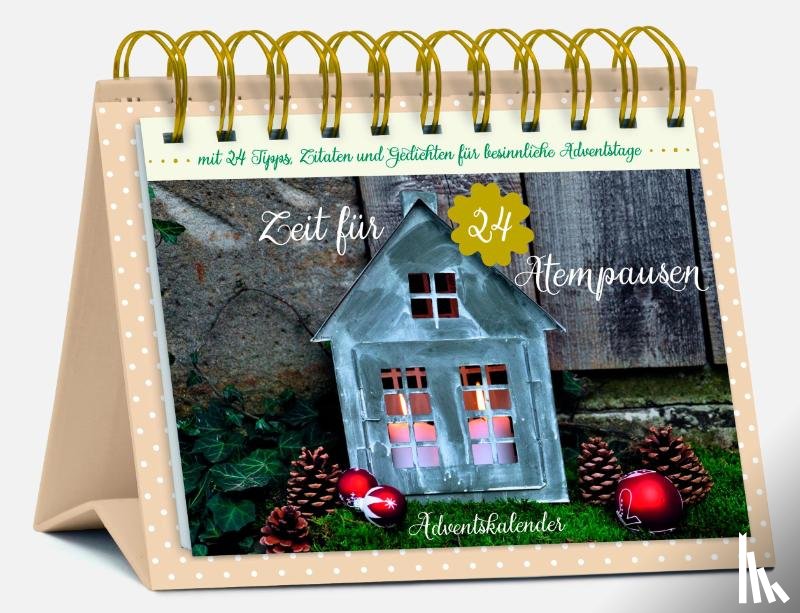  - "Tisch-Adventskalender ""Zeit für 24 Atempausen"""