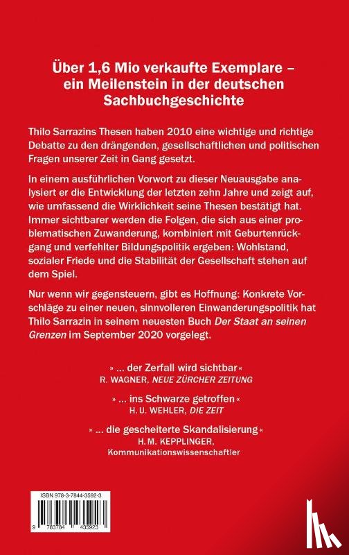 Sarrazin, Thilo - Deutschland schafft sich ab