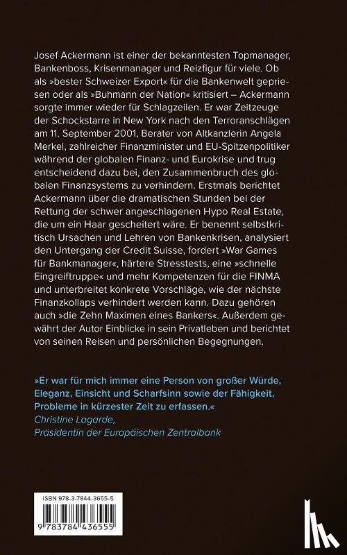 Ackermann, Josef - Mein Weg