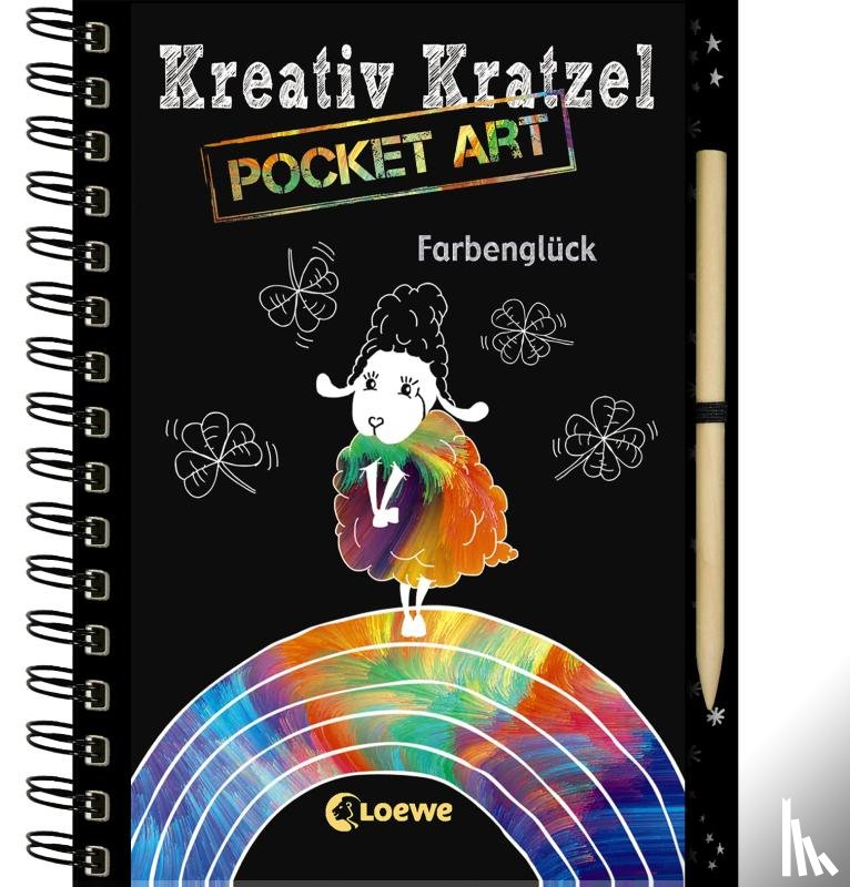 Heger, Ann-Katrin - Kreativ-Kratzel Pocket Art: Farbenglück