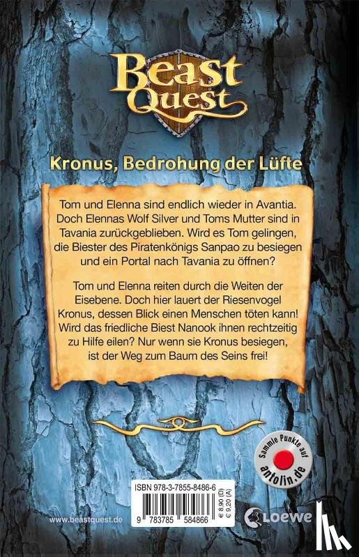 Blade, Adam - Beast Quest 47 - Kronus, Bedrohung der Lüfte