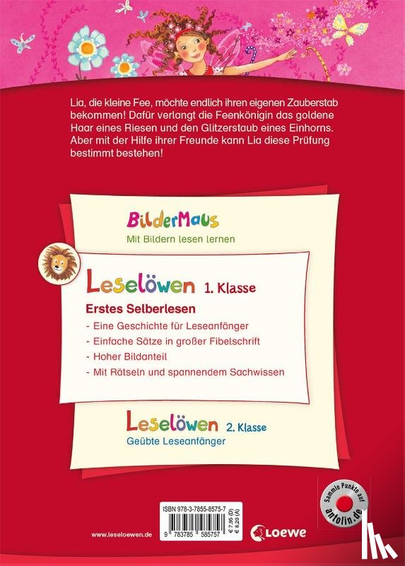 Benn, Amelie - Leselöwen 1. Klasse - Die kleine Fee und die Zauberprüfung