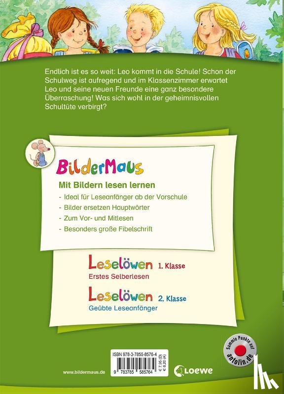 Heger, Ann-Katrin - Bildermaus - Der beste erste Schultag