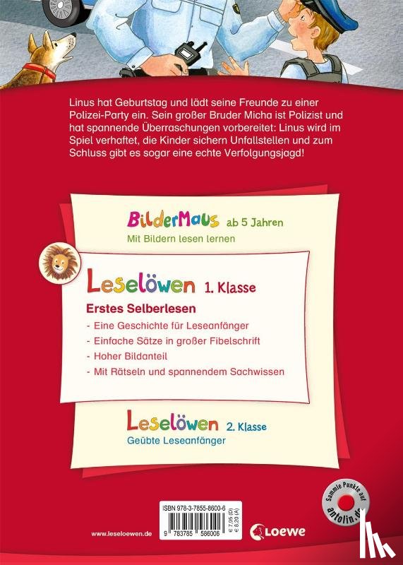 Wich, Henriette - Leselöwen 1. Klasse - Polizist für einen Tag