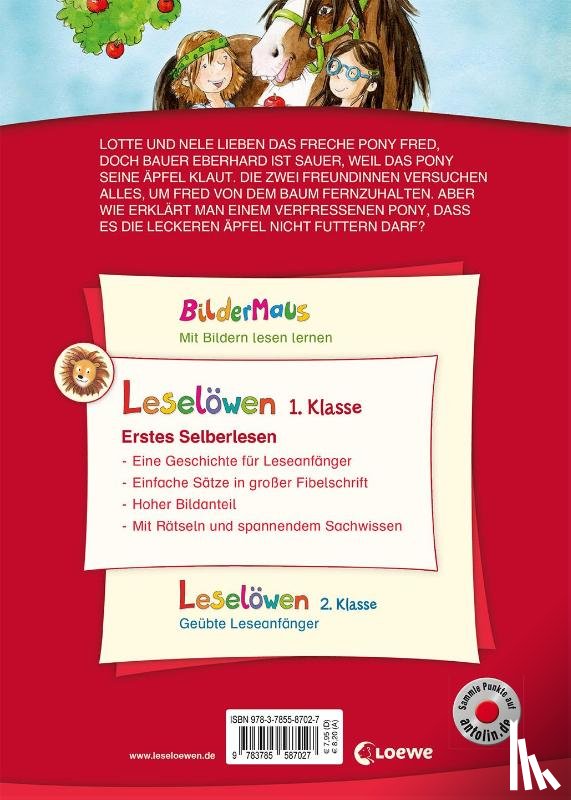 Richert, Katja - Leselöwen 1. Klasse - Zwei Freundinnen und ein freches Pony