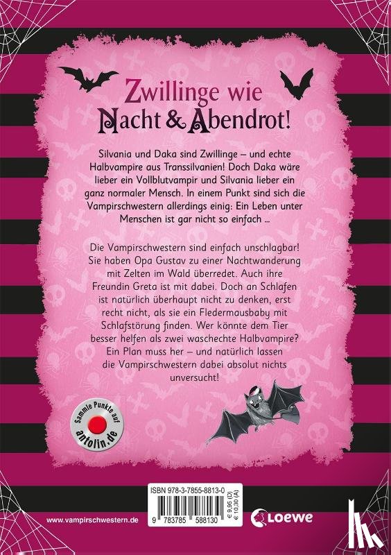 Fendrich, Nadja - Die Vampirschwestern black & pink (Band 2) - Vollmondnacht mit Fledermaus