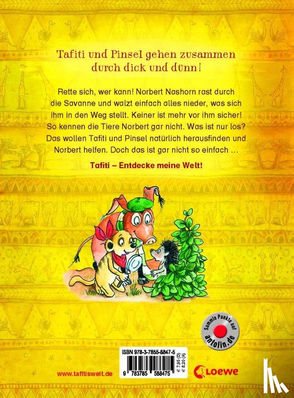 Boehme, Julia - Tafiti und das schlecht gelaunte Nashorn (Band 11)