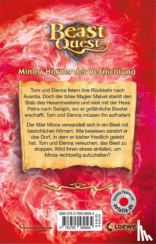 Blade, Adam - Beast Quest 50 - Minos, Hörner der Vernichtung