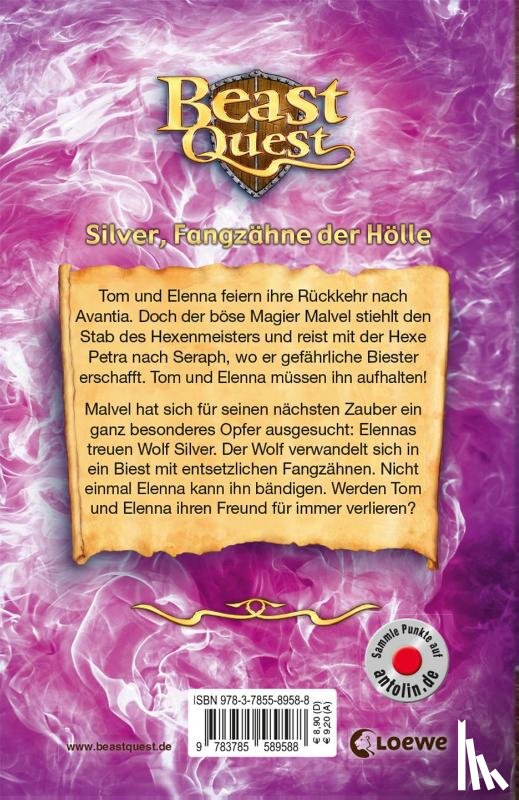 Blade, Adam - Beast Quest 52 - Silver, Fangzähne der Hölle