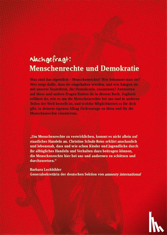Schulz-Reiss, Christine - Nachgefragt: Menschenrechte und Demokratie