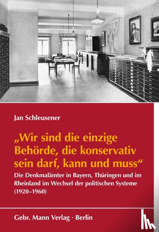 Schleusener, Jan - 'Wir sind die einzige Behörde, die konservativ sein darf, kann und muss'
